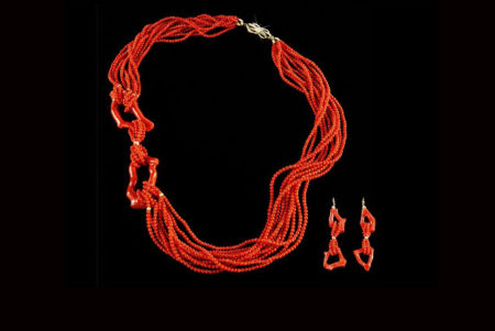 red coral jewelry