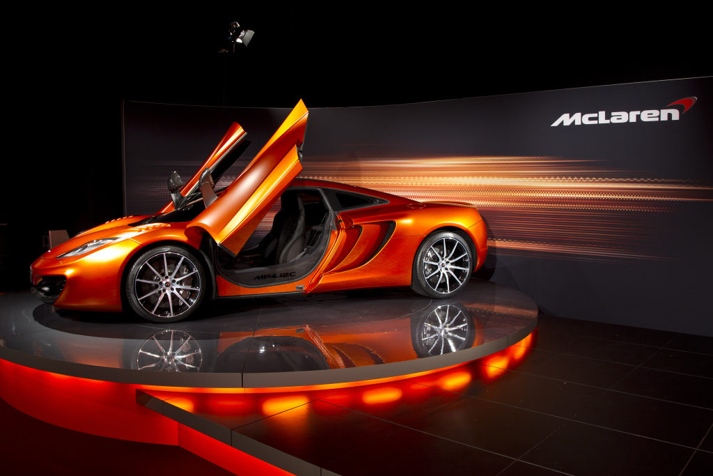 McLaren orange car