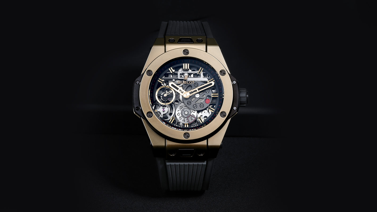 HUBLOT MECA 3 MAGIC GOLD WATCH