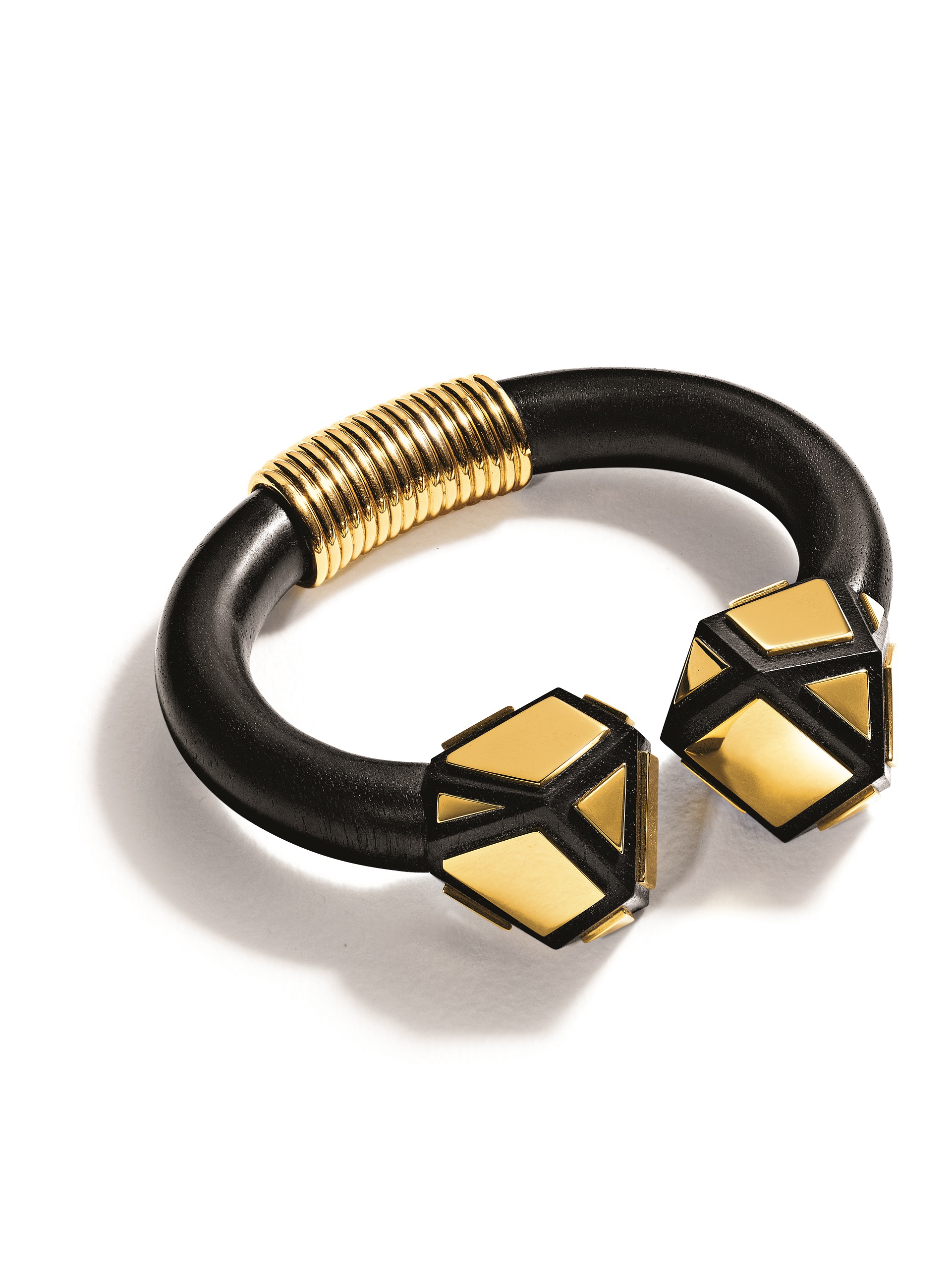 tefaf BELPERRON Congo Cuff; Black Lacquer and Gold