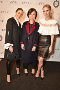 Olivia Culpo, Lan Yu, and Nicky Hilton Rothschild lanyu event