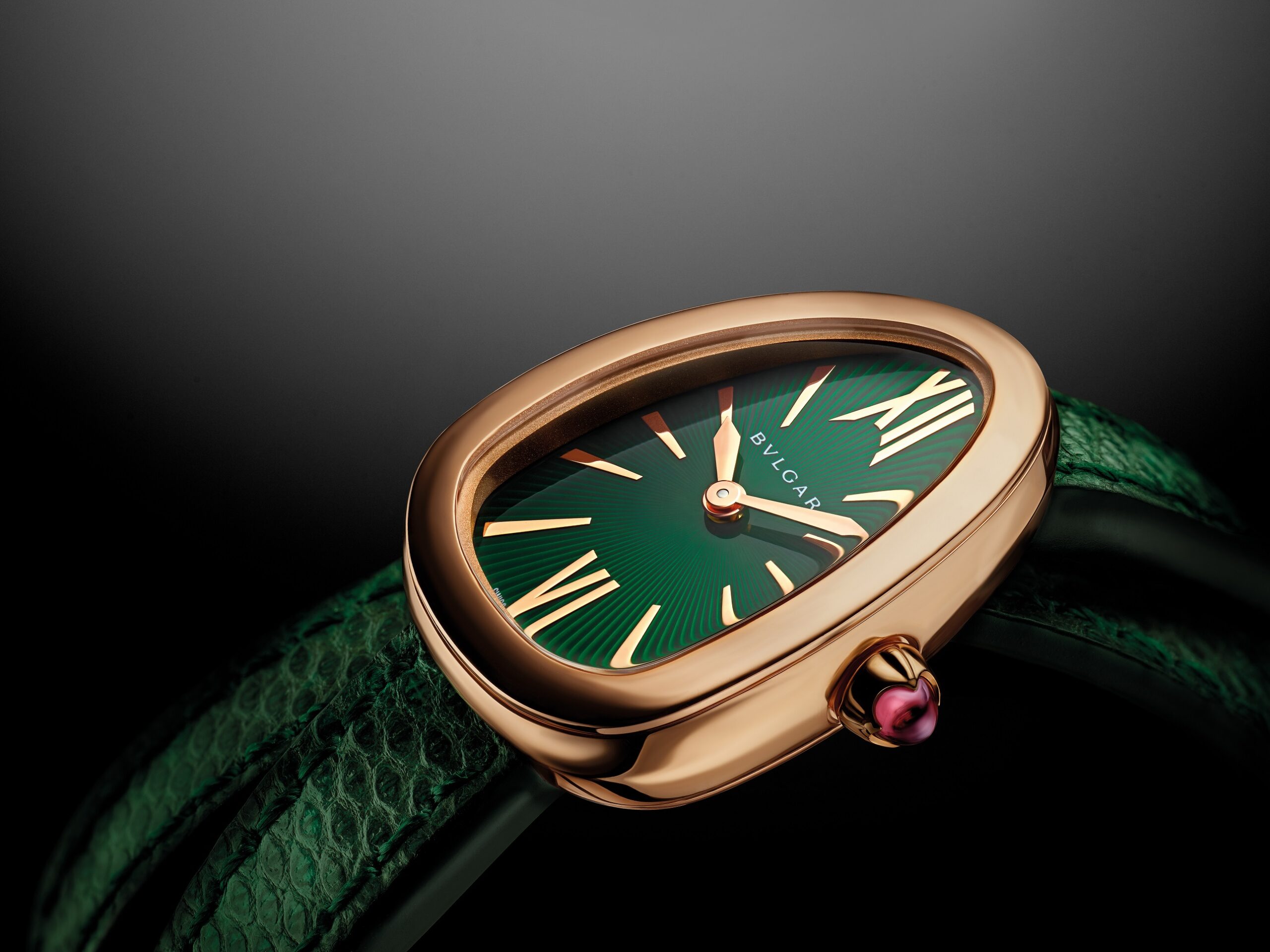 bulgari new serpenti womens watch green