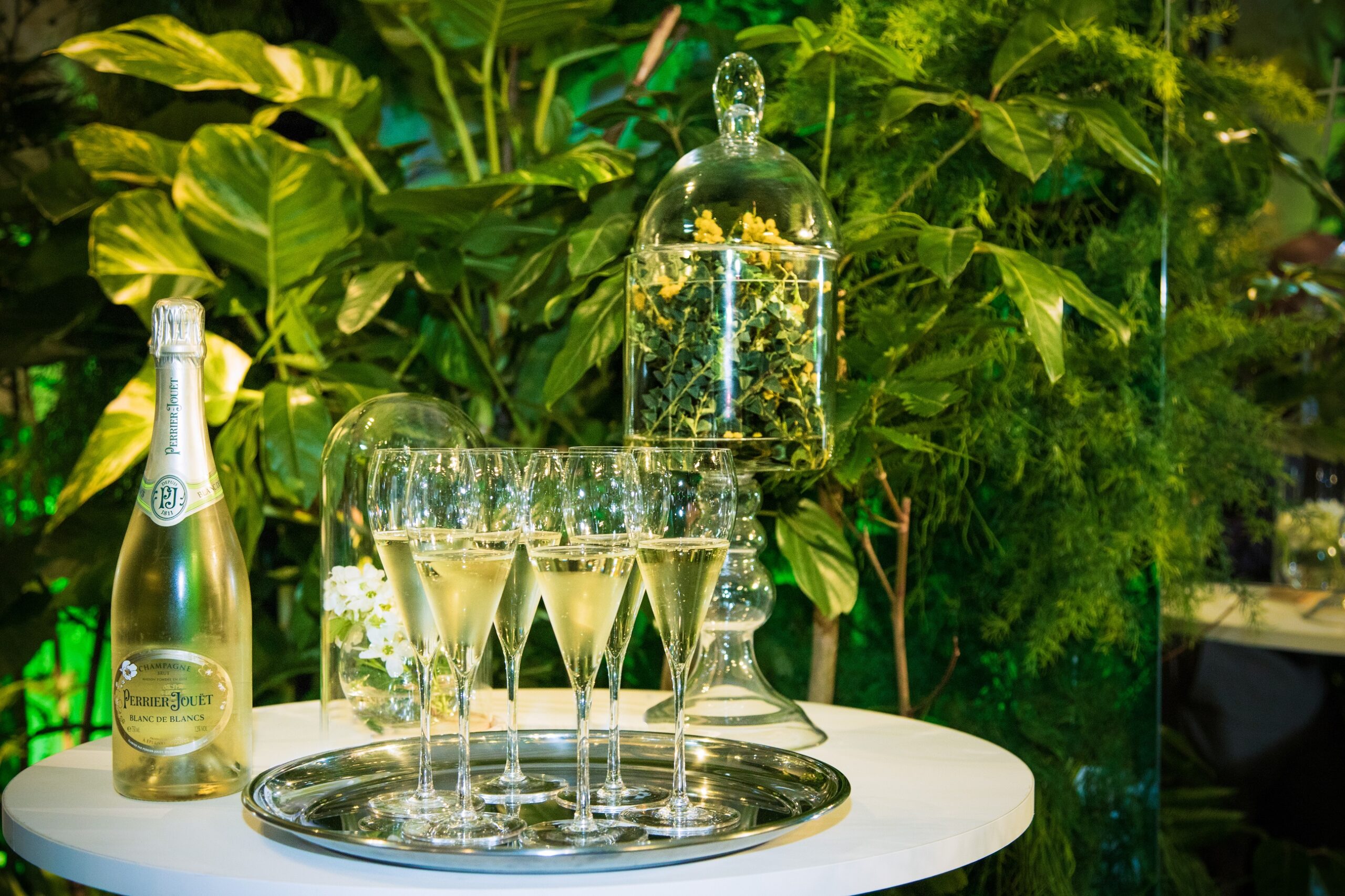 Perrier-Jouët's Blanc De Blancs: Eden Tokyo