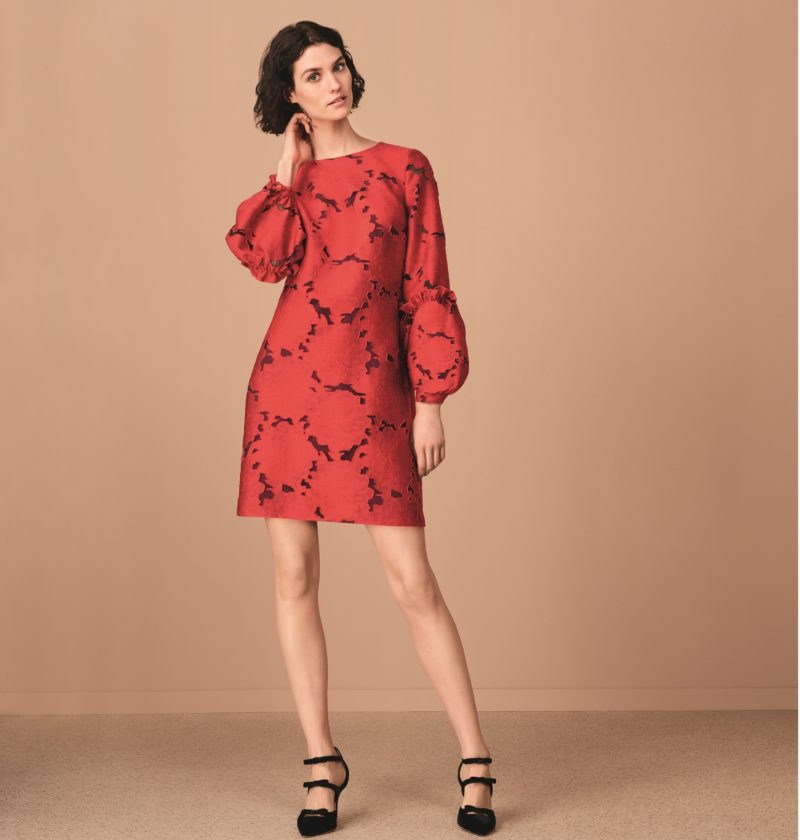 EXCLUSIVE HOBBS LONDON Les Carats   HOBBS LONDON RED DRESS 1 C 800x840 