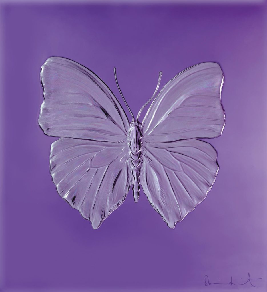 ETERNAL LOVE VIOLET PHOTOGRAPHED BY PRUDENCE CUMING ASSOCIATES DAMIEN HIRST LALIQUE