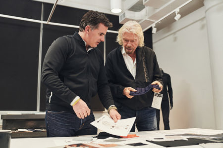 Richard Branson and founder of Under Armour, Kevin Plank.