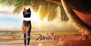 BIRD OF PARADISE - BLACK SET